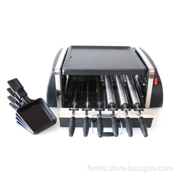 1000W Double Layer Non-Stick Korean Smokeless Indoor Electric BBQ Grill